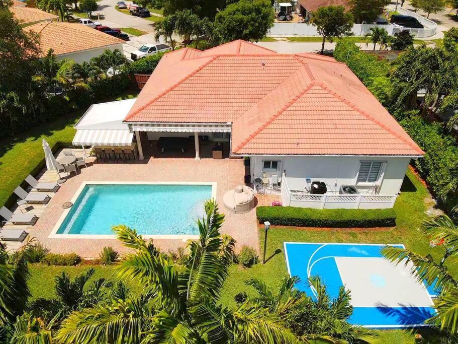 Miami 5Br Villa W Heated Pool, Games & Bbq L01 Cutler Bay Exterior photo